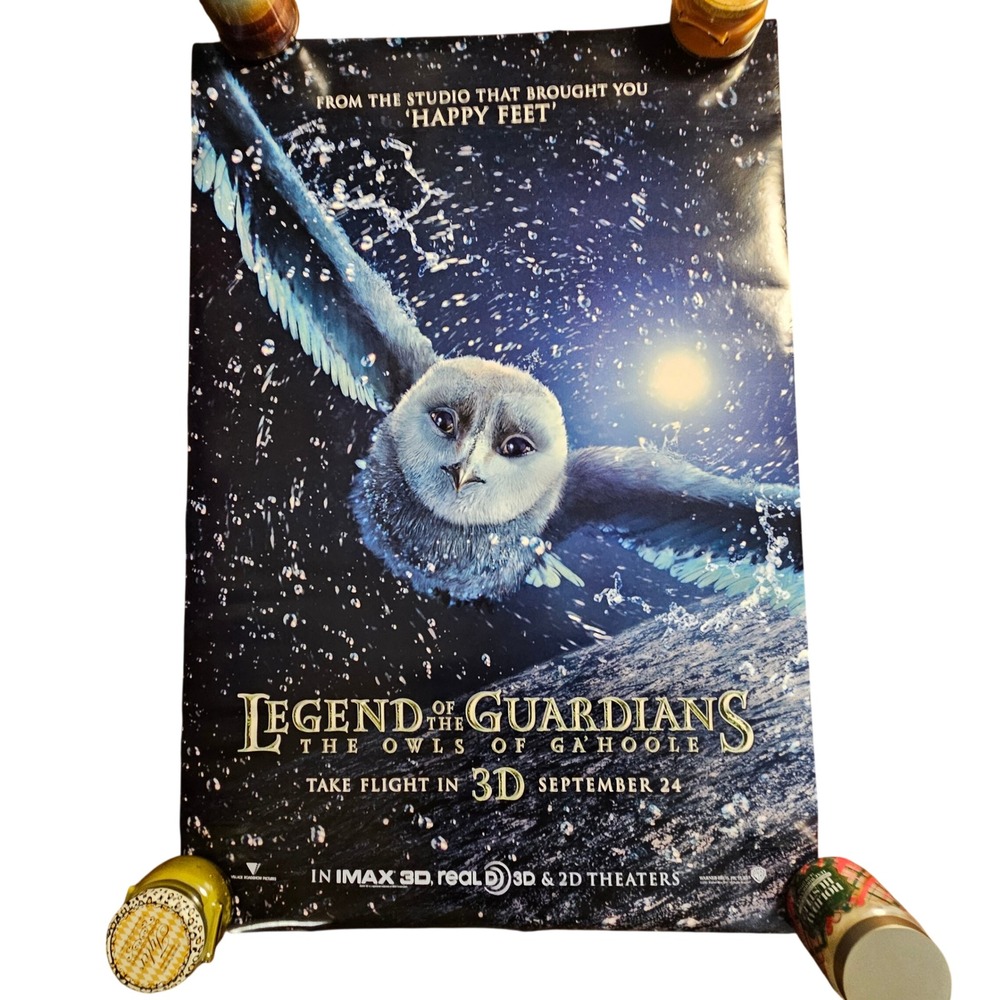 Legend of the Guardians: The Owls of Ga'Hoole 2010 Promo Movie Poster 27x40